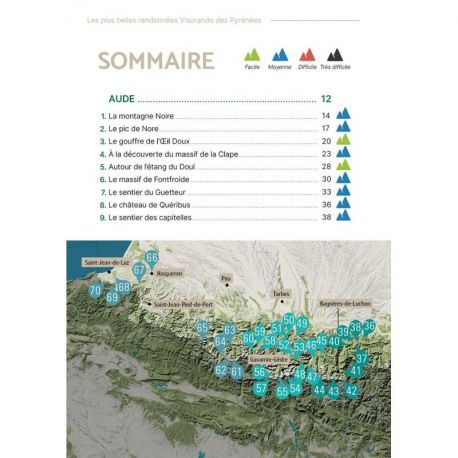 LES PLUS BELLES RANDONNÉES VISORANDO DES PYRÉNÉES - LACS, SOMMETS ET BELLES VALLÉES