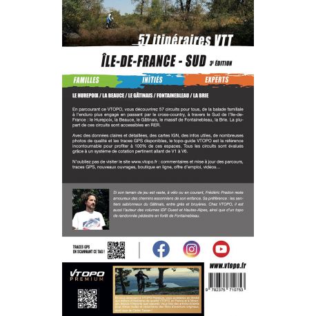 ILE DE FRANCE SUD 57 ITINERAIRES VTT