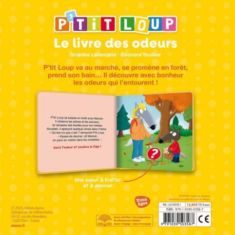 LE LIVRE DES ODEURS P'TIT LOUP