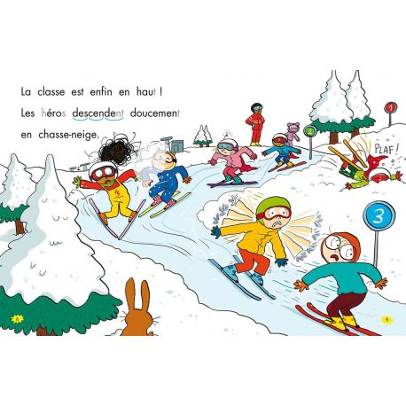 PANIQUE AU SKI LES HEROS DU CP NIVEAU 2