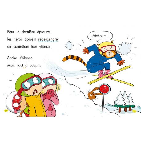 PANIQUE AU SKI LES HEROS DU CP NIVEAU 2