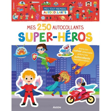 SUPER-HEROS MES 250 AUTOCOLLANTS