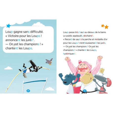 LES JEUX SPORTIFS DE LA FORET MES LECTURES DU CP AVEC LOUP