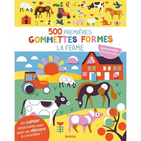 FERME MES 500 PREMIERES GOMMETTES FORMES