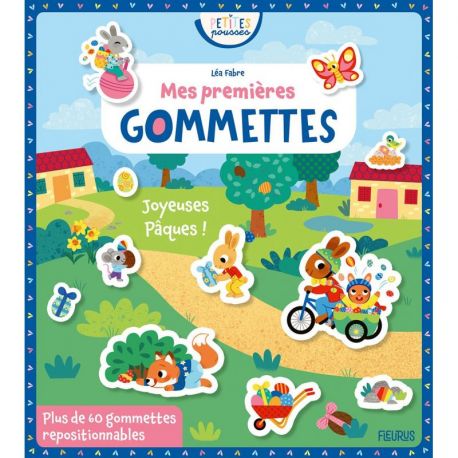 JOYEUSES PAQUES ! PETITES POUSSES MES PREMIERES GOMMETTES