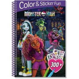 MONSTER HIGH - 3D LENTICULAR COLOR AND STICKER FUN