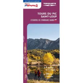 GRP TOURS DU PIC SAINT LOUP T341 TOPOCARTE