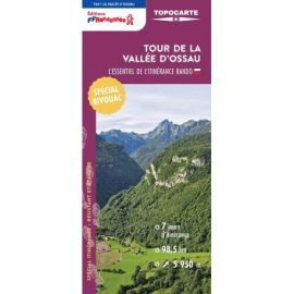 GRP TOUR DE LA VALLEE D OSSAU T641 TOPOCARTE