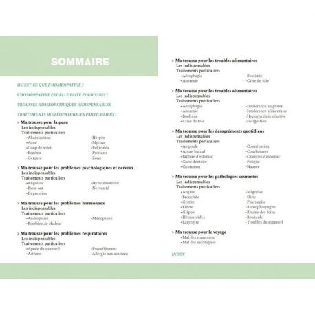 MES TROUSSES HOMEOPATHIQUES
