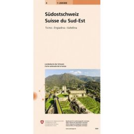 CARTE NATIONALE SUISSE N°4 SVIZZERA SUDEST