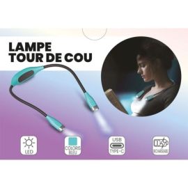 LAMPE BLEUE RECHARGEABLE TOUR DE COU