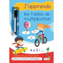 J'APPRENDS LES TABLES DE MULTIPLICATION