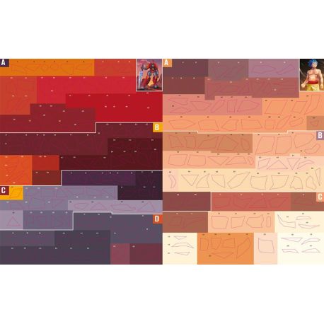 MANGA - STICKERS MOSAIQUE