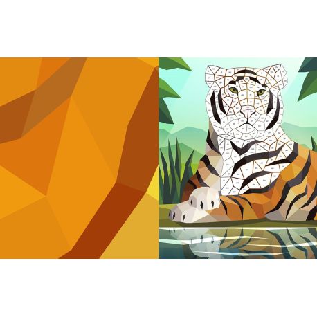 ANIMAUX LEGENDAIRES - STICKERS MOSAIQUE