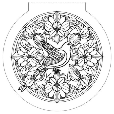 OISEAUX - 50 MANDALAS