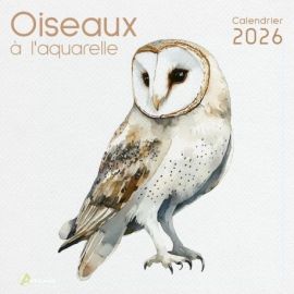 CALENDRIER OISEAUX A L'AQUARELLE 2026