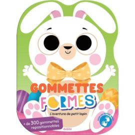 L'AVENTURE DE PETIT LAPIN GOMMETTES FORMES