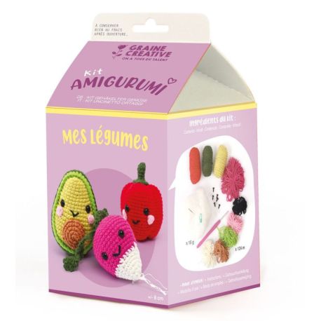 KIT CROCHET MES LEGUMES