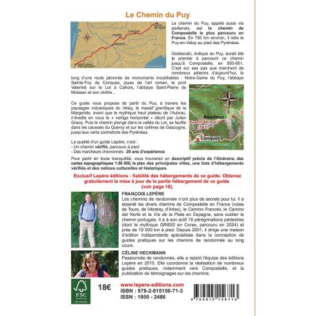LE CHEMIN DU PUY EN VELAY LA VOIE HISTORIQUE
