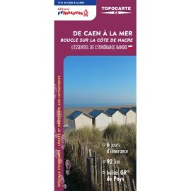 GR DE CAEN A LA MER T141 TOPOCARTE