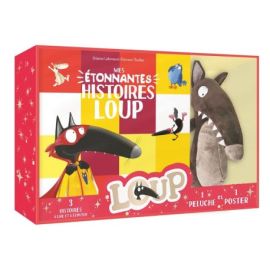 COFFRET MES ETONNANTES HISTOIRES DE LOUP AVEC PELUCHE