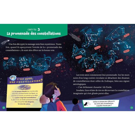 MON ROMAN ENIGME - ME PREMIERES ENQUETES DANS L'ESPACE