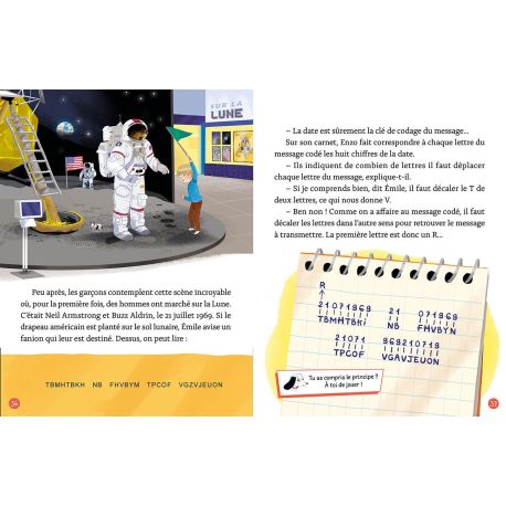 MON ROMAN ENIGME - ME PREMIERES ENQUETES DANS L'ESPACE