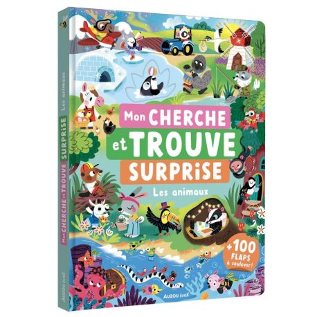 MON CHERCHE ET TROUVE SURPRISE LES ANIMAUX