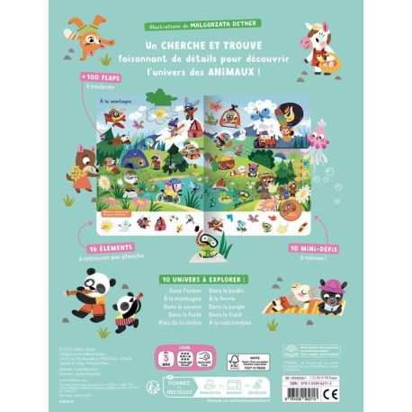 MON CHERCHE ET TROUVE SURPRISE LES ANIMAUX